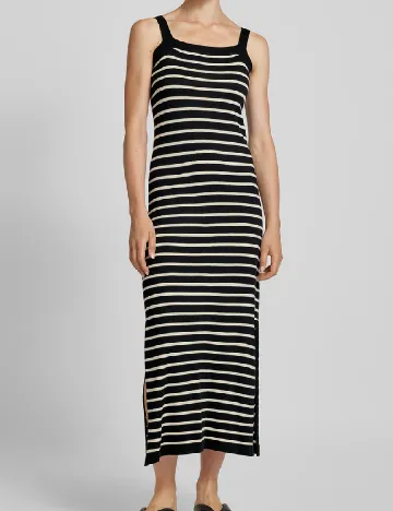 Rochie lunga Kaffe, negru