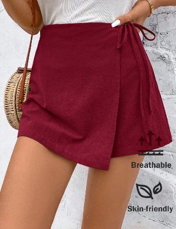Fusta pantalon SHEIN, rosu