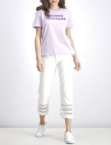 Tricou Bershka, mov