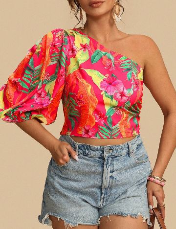 Top SHEIN CURVE, mix culori