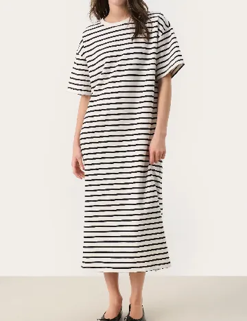 Rochie lunga Part Two, alb