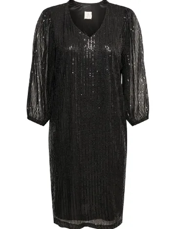 Rochie scurta Kaffe, negru