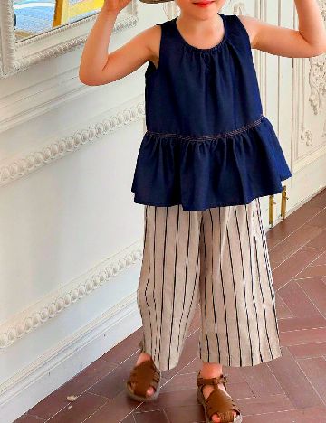 Compleu Dazy Kids, bleumarin/bej