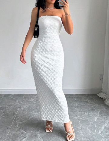 Rochie lunga SHEIN, alb