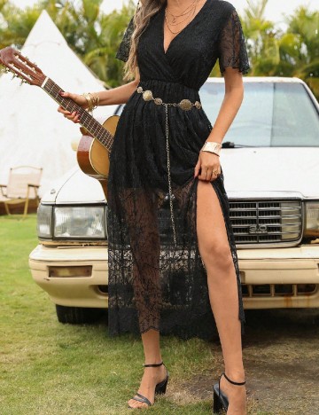 Rochie medie SHEIN, negru