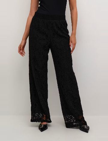 Pantaloni Kaffe, negru