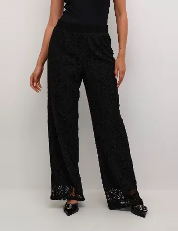 Pantaloni Kaffe, negru