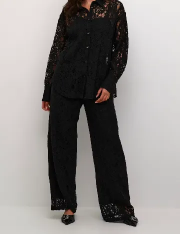 Pantaloni Kaffe, negru