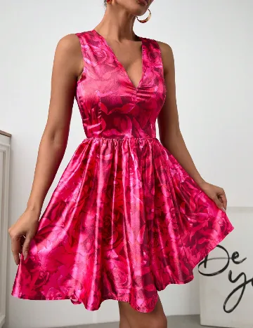 Rochie scurta SHEIN, roz