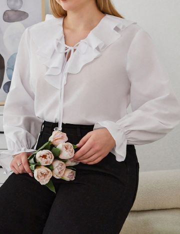 Bluza SHEIN, alb