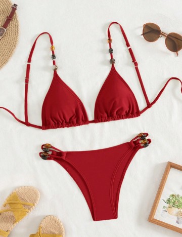 Costum de baie SHEIN, rosu