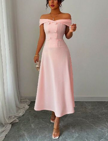 Rochie medie SHEIN, roz
