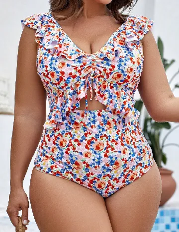 Costum de baie SHEIN CURVE, mix culori