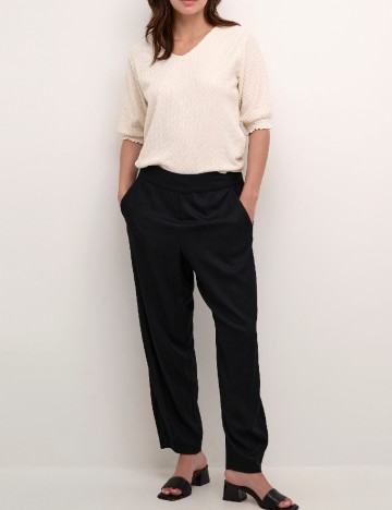 Pantaloni Kaffe, negru