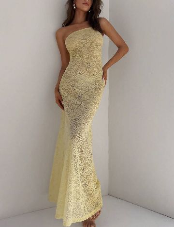 Rochie de plaja SHEIN, galben