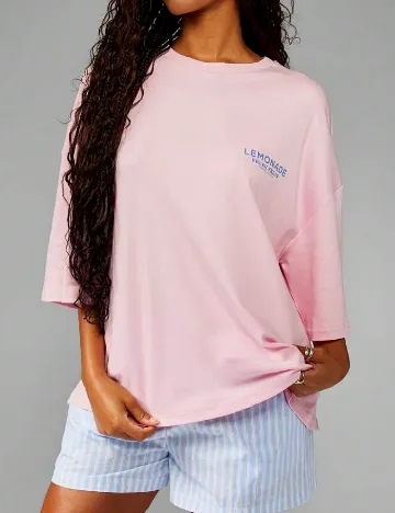 Tricou Oversize Missguided, roz