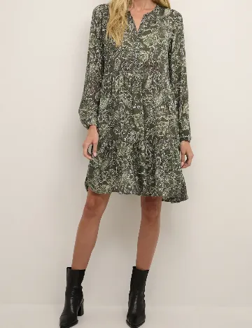 Rochie scurta Kaffe, verde