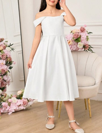 Rochie Shein Kids, alb