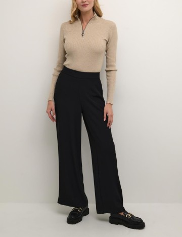 Pantaloni Kaffe, negru