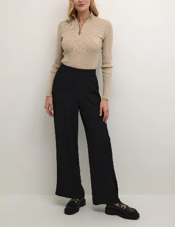 Pantaloni Kaffe, negru