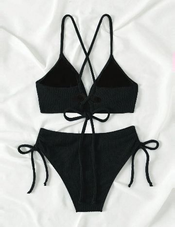 Costum de baie SHEIN, negru