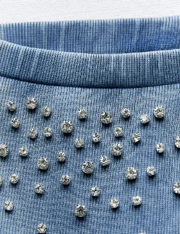 Pantaloni scurti Zara, albastru