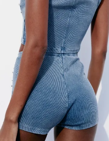 Pantaloni scurti Zara, albastru
