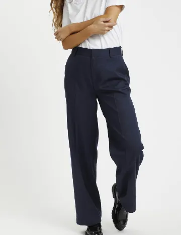 Pantaloni Kaffe, bleumarin