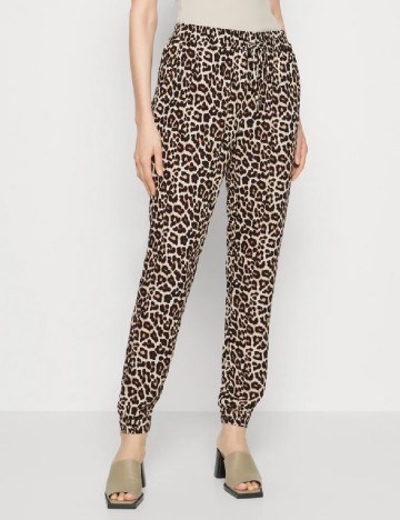 Pantaloni Kaffe, animal print