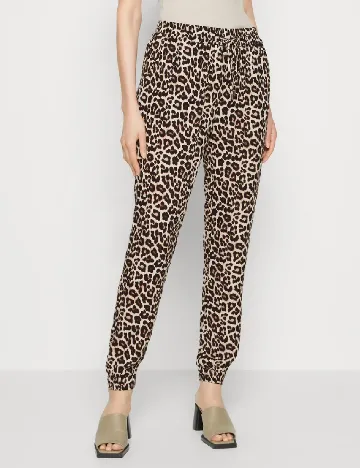 Pantaloni Kaffe, animal print
