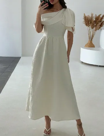 Rochie lunga SHEIN, ecru