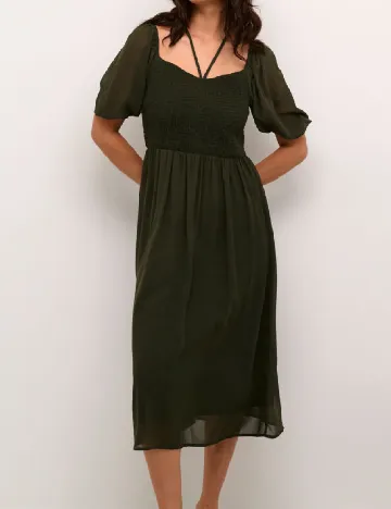Rochie medie Kaffe, verde