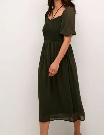 Rochie medie Kaffe, verde