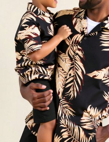 Compleu Shein Kids, negru/crem