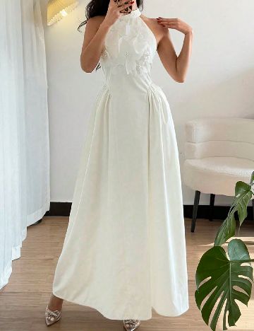 Rochie lunga SHEIN, alb