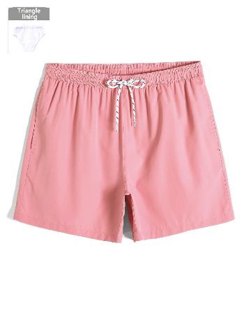 Short de baie SHEIN, roz