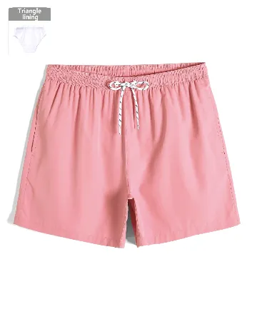 Short de baie SHEIN, roz