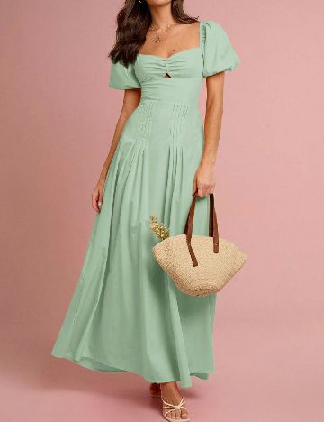 Rochie lunga SHEIN, verde