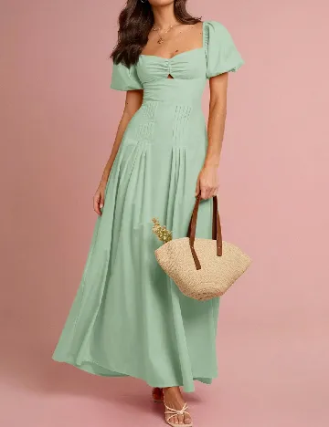 Rochie lunga SHEIN, verde