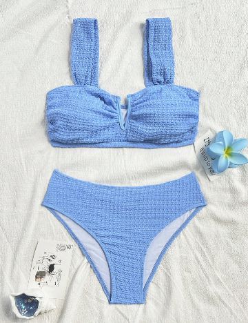 Costum de baie SHEIN, albastru