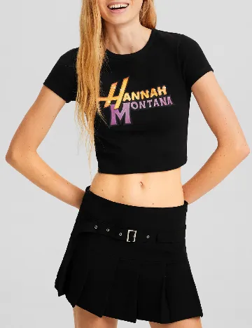 Top Bershka, negru