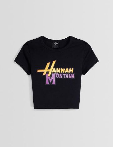 Top Bershka, negru