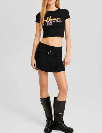 Top Bershka, negru