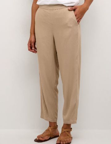 Pantaloni Kaffe, crem