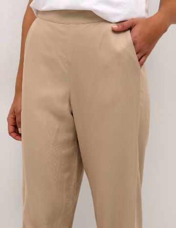 Pantaloni Kaffe, crem