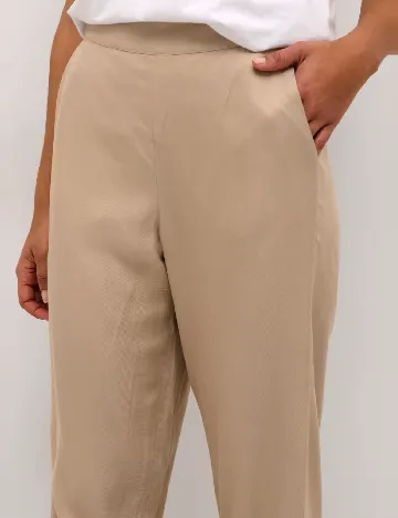 Pantaloni Kaffe, crem