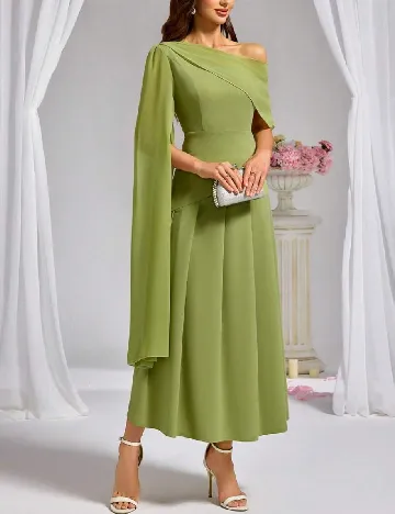 Rochie medie SHEIN, verde