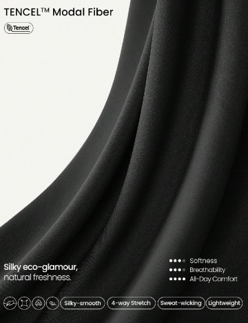 Rochie modelatoare GLOWMODE, negru