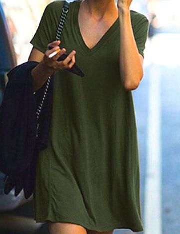 Rochie scurta SHEIN, verde