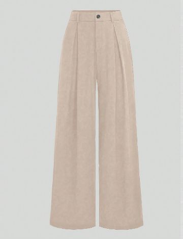 Pantaloni SHEIN CURVE, bej
